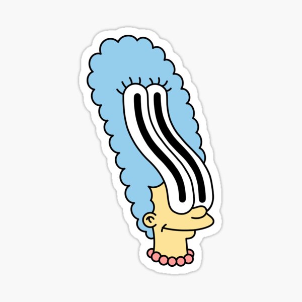 Item preview, Trippy Marge designed and sold by The Satin Fox.