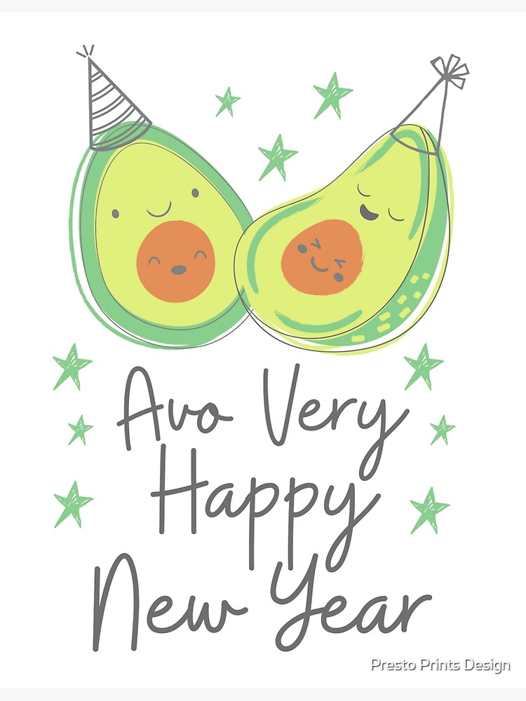 Christmas Avocado Stamp Set