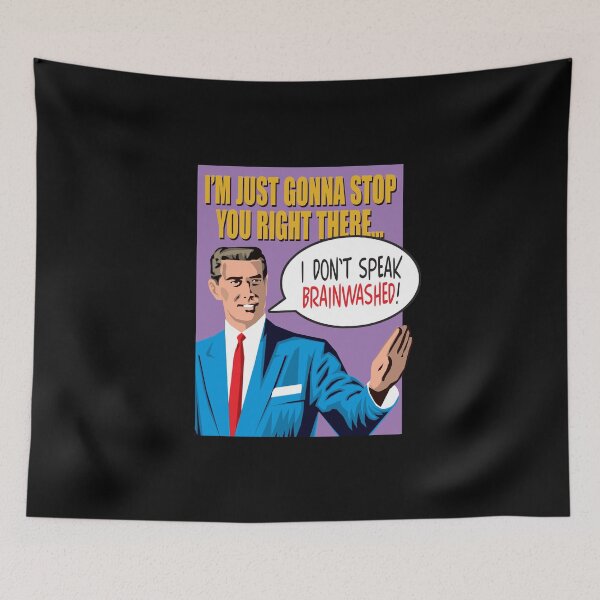 Item preview, I don't speak BRAINWASHED designed and sold by Allen Peterson.