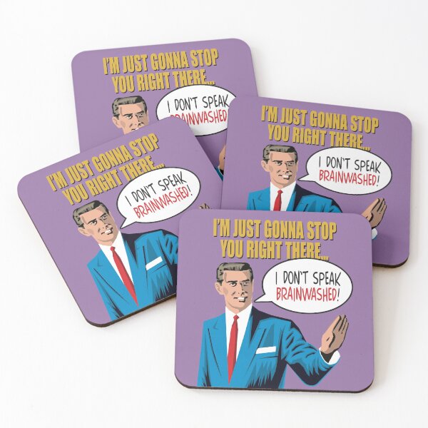 Item preview, I don't speak BRAINWASHED designed and sold by Allen Peterson.