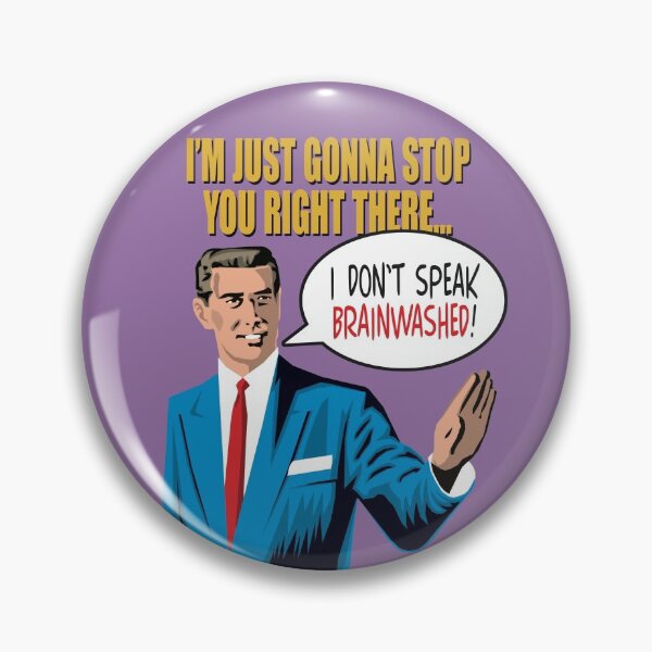 Item preview, I don't speak BRAINWASHED designed and sold by Allen Peterson.