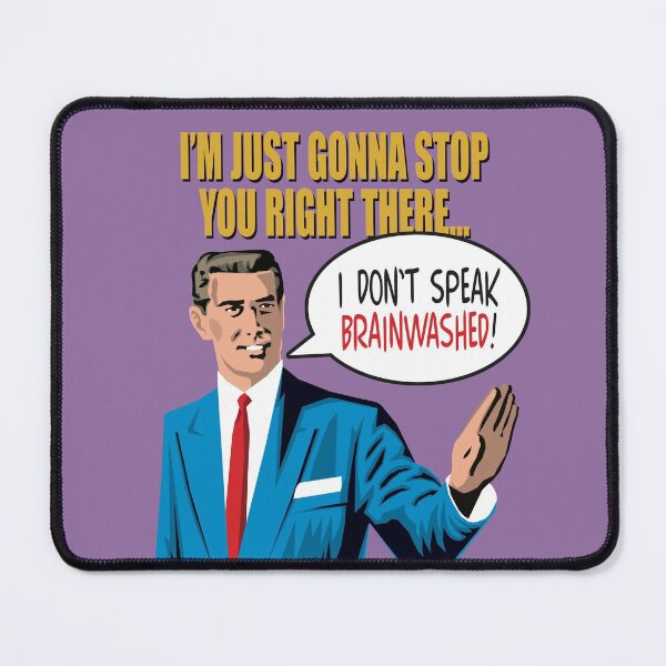 Item preview, I don't speak BRAINWASHED designed and sold by Allen Peterson.