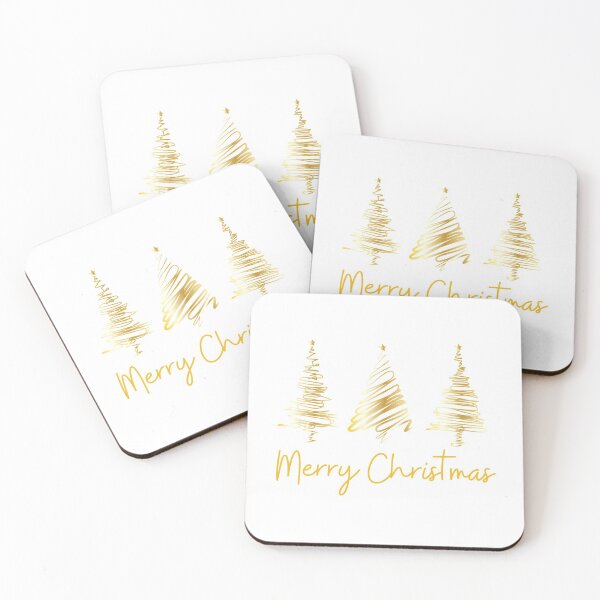 Item preview, Merry Christmas | Christmas Trees | Gold Christmas Tree designed and sold by Presto Prints Design.