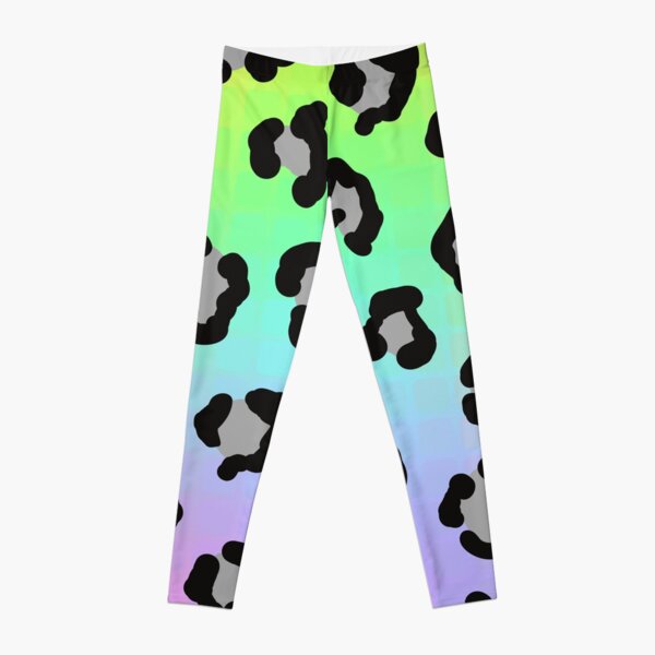 Pastel Leopard Print Leggings