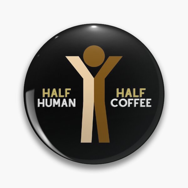 Item preview, Half Human Half Coffee  designed and sold by Totalove.