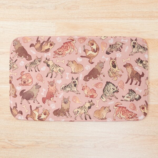 Item preview, Hyenas in milky strawberry designed and sold by Colordrilos.