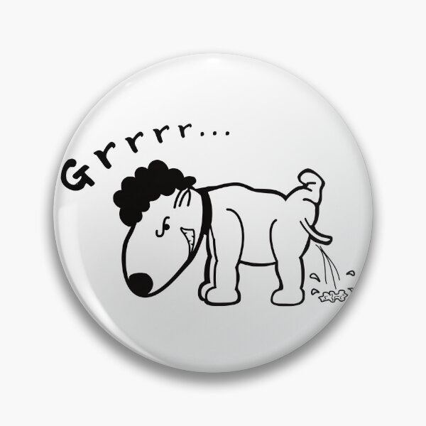 Item preview, Bull Terrier in wigs designed and sold by HONGSOOLSHOP.
