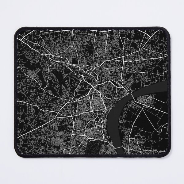 Item preview, Varanasi City Map of Uttar Pradesh, India - Full Moon designed and sold by deMAP.