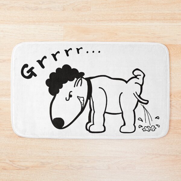 Item preview, Bull Terrier in wigs designed and sold by HONGSOOLSHOP.