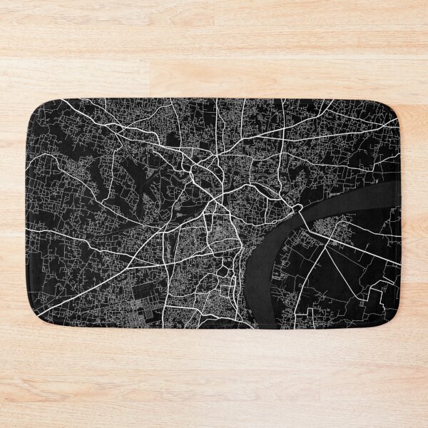 Item preview, Varanasi City Map of Uttar Pradesh, India - Full Moon designed and sold by deMAP.