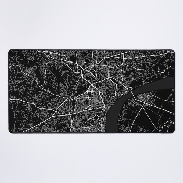Item preview, Varanasi City Map of Uttar Pradesh, India - Full Moon designed and sold by deMAP.