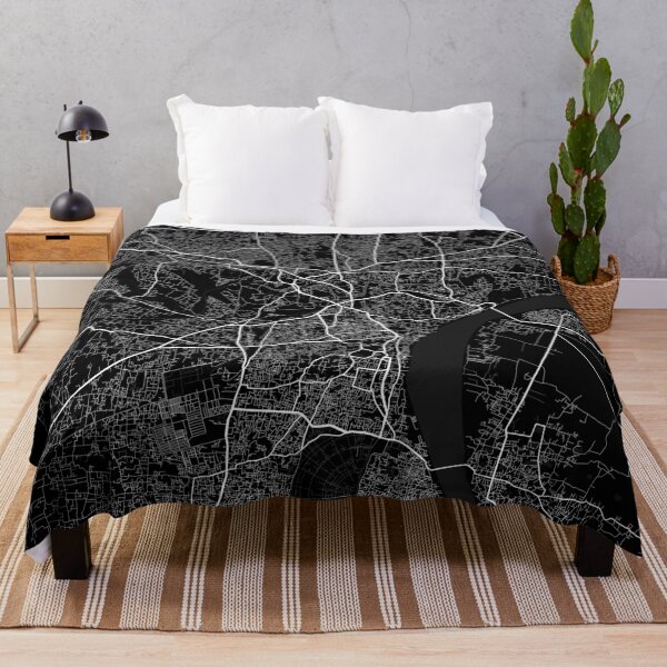 Item preview, Varanasi City Map of Uttar Pradesh, India - Full Moon designed and sold by deMAP.