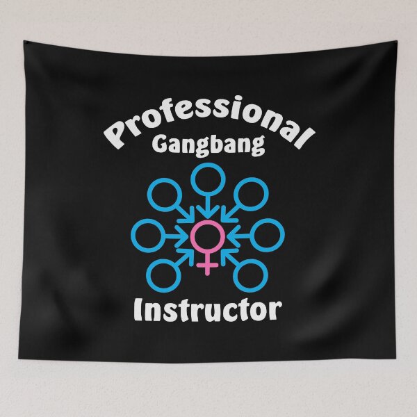 Item preview, Instructor de gangbang profesional Diseño de estilo de vida Swinger. Para colores oscuros. designed and sold by swingersshop.
