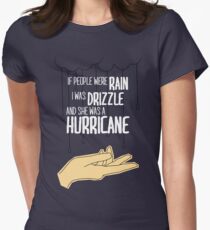 She Was A Hurricane Women's Fitted T-Shirt