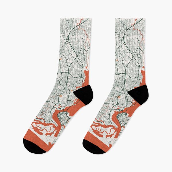 Item preview, Lagos City Map of Nigeria - Bohemian designed and sold by deMAP.