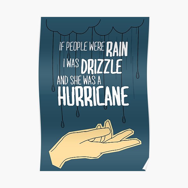 She Was A Hurricane Poster