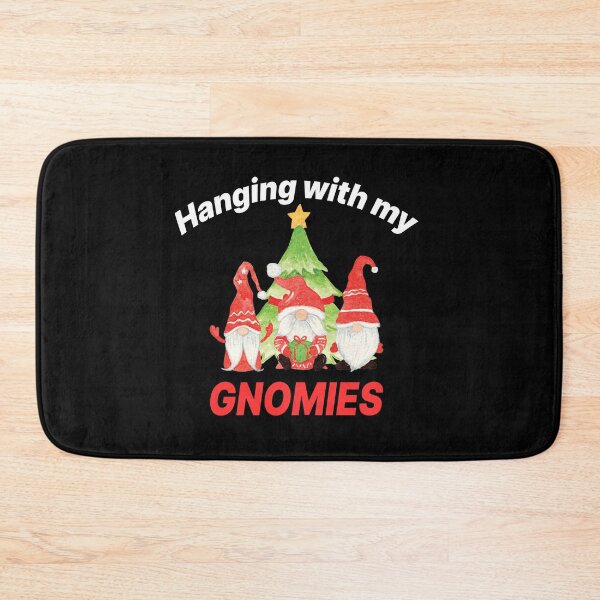 Item preview, Hanging with my Gnomies- Funny- Christmas designed and sold by AsmArt-co.