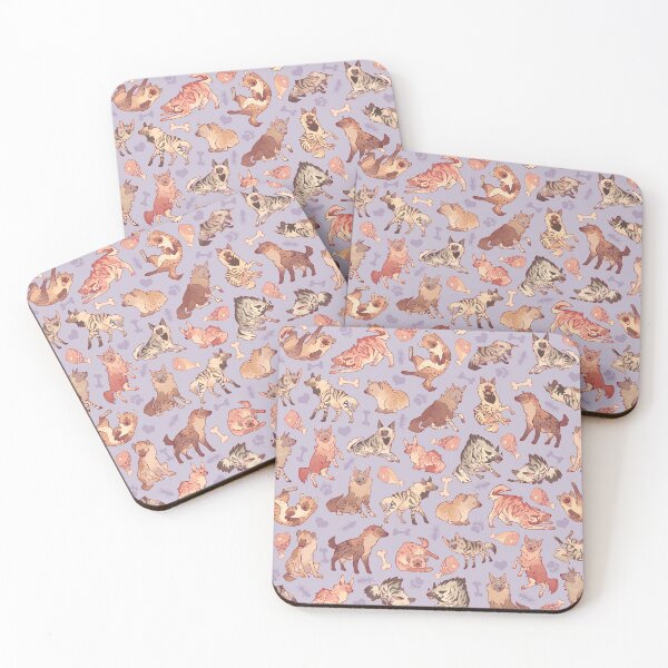 Item preview, Hyenas in lavender designed and sold by Colordrilos.