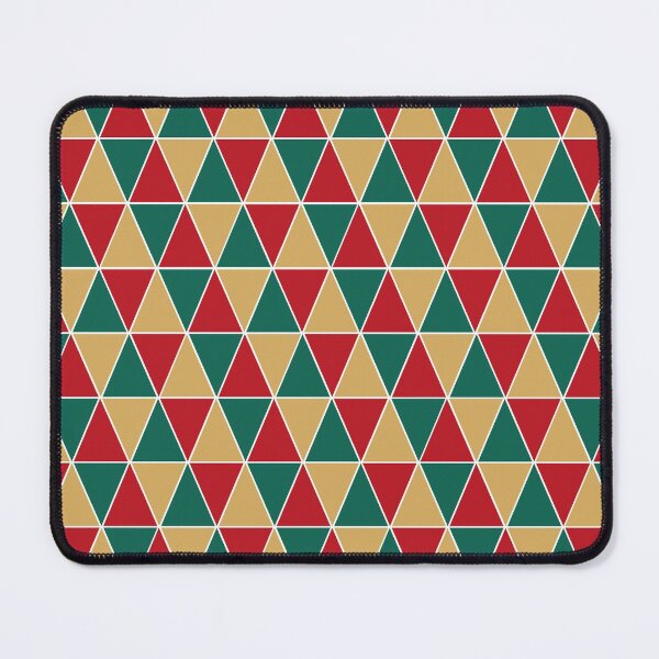 Item preview, Red, Green, and Gold Geometric Christmas Pattern designed and sold by gacreativity.