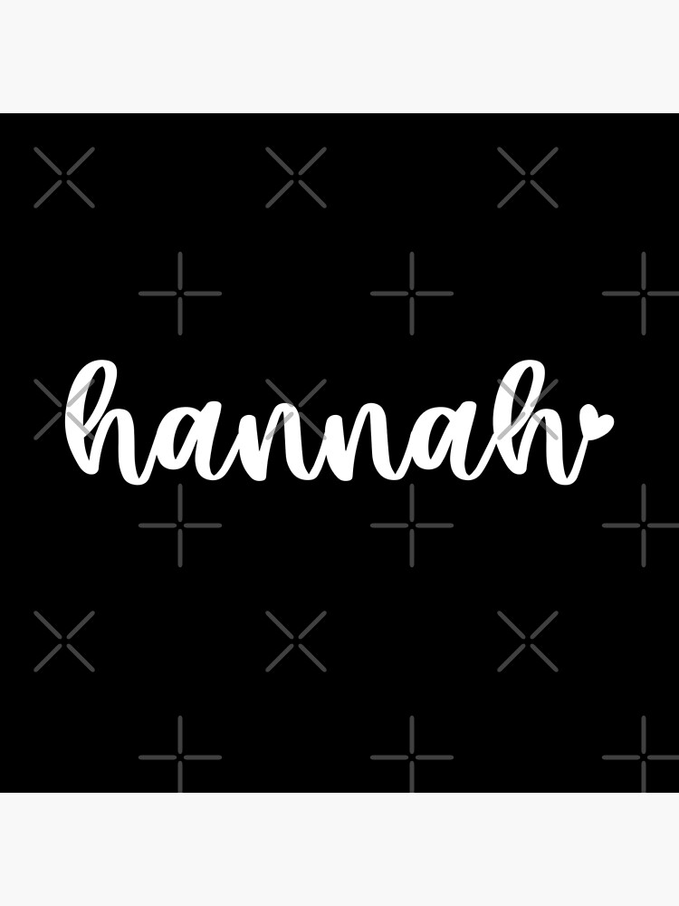 HANNAH name personalized love Art Print for Sale by allysmar