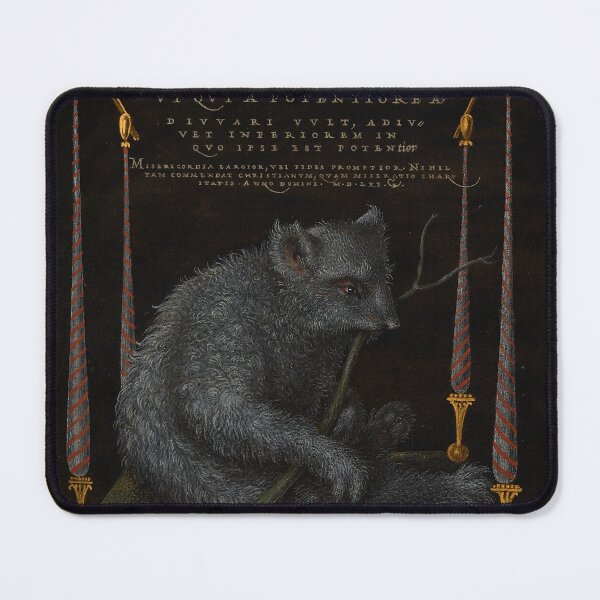 Item preview, Naturalist Manuscript: Sloth and Calligraphy Illustration by Joris Hoefnagel designed and sold by Naturalist Prints.