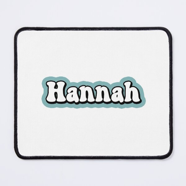 Item preview, HANNAH name personalized colorful designed and sold by allysmar.