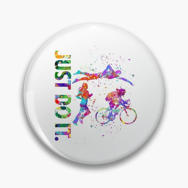 Artikelvorschau, Triathlon Leben Aquarell Kunst entworfen und verkauft von AlyssoCharm.