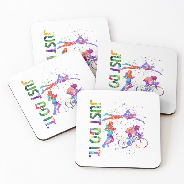 Item preview, Triathlon Life Watercolor Art designed and sold by AlyssoCharm.