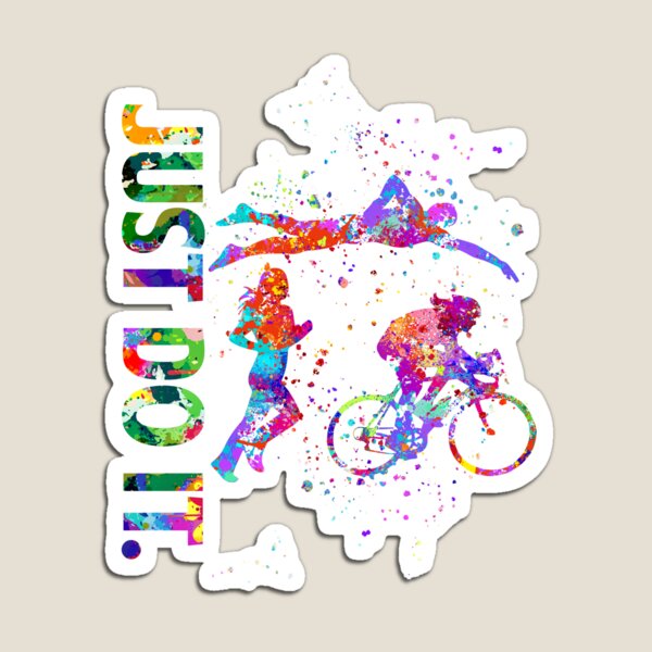 Item preview, Triathlon Life Watercolor Art designed and sold by AlyssoCharm.