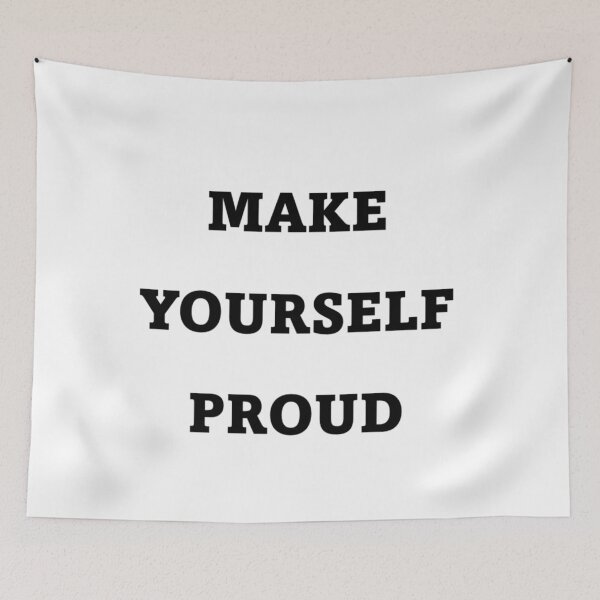 Item preview, Make Yourself Proud, Inspirational, Quote, Entrepreneur, Motivational, Home Office  designed and sold by jkahindo.