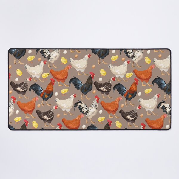 Item preview, chicken colorfull pattern designed and sold by lauricecmd.