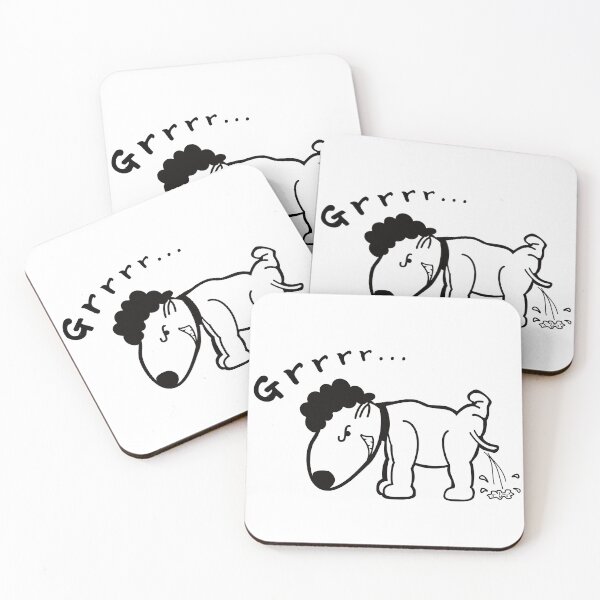 Item preview, Bull Terrier in wigs designed and sold by HONGSOOLSHOP.