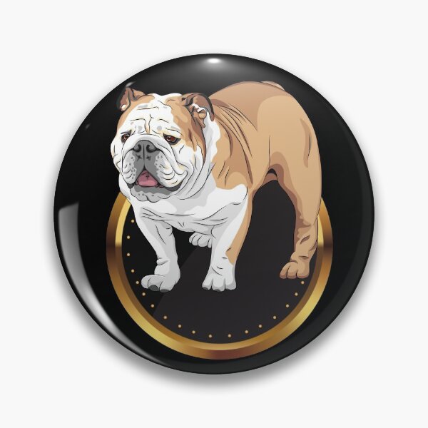 Item preview, English Bulldog on a Black Gold Medal Plate designed and sold by Keffy.