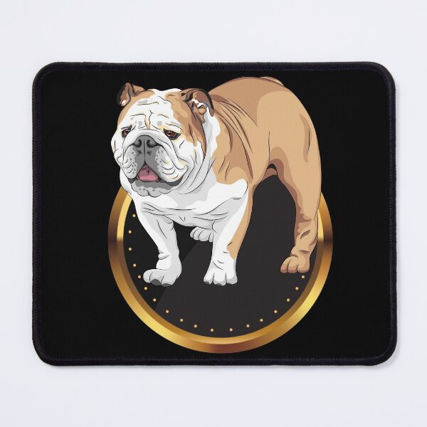 Item preview, English Bulldog on a Black Gold Medal Plate designed and sold by Keffy.