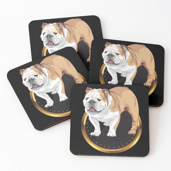 Item preview, English Bulldog on a Black Gold Medal Plate designed and sold by Keffy.