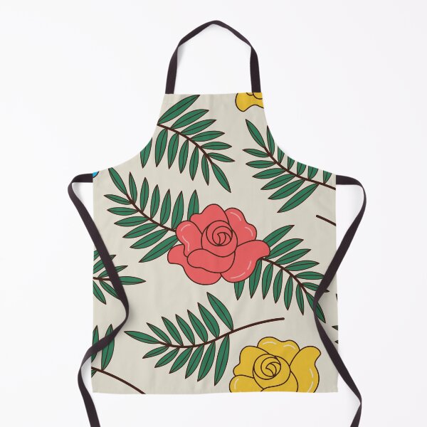 Item preview, Red Blue and Yellow Roses Flower Pattern - Greenery Natural Leaves Pattern designed and sold by Millusti.