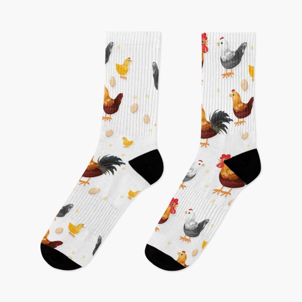 Item preview, chicken with eggs pattern designed and sold by lauricecmd.