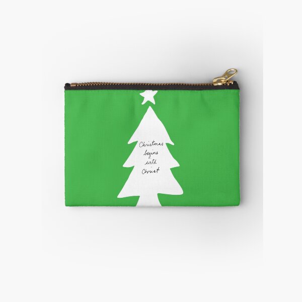 Item preview, Christmas Begins With Christ Art Print on Green designed and sold by lineartdesigns.
