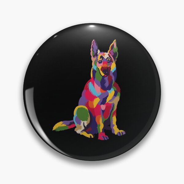 Item preview, Colorful German Shepherd designed and sold by DerSenat.