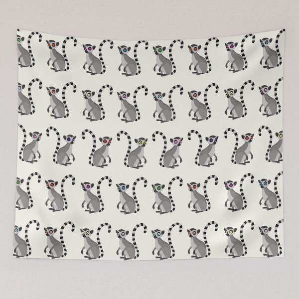 Item preview, collection lemurs are drawn in vector graphics designed and sold by lauricecmd.