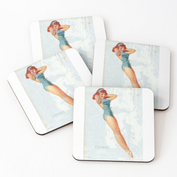 Item preview, George Petty Red-head Vintage Pin-up Poster designed and sold by GGSGetGoodStuff.