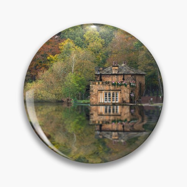 Item preview, Newmillerdam Boathouse and Autumn Trees designed and sold by Alisonchambers2.