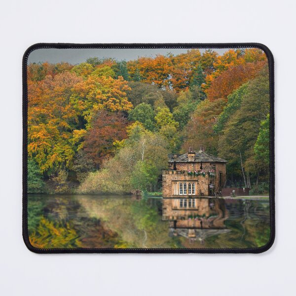 Item preview, Newmillerdam Boathouse and Autumn Trees designed and sold by Alisonchambers2.