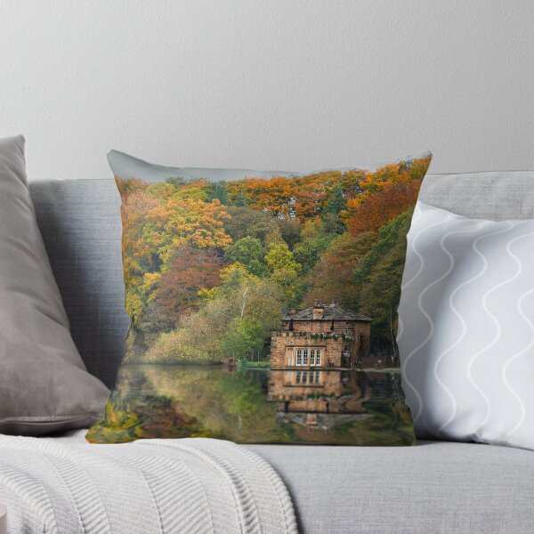 Item preview, Newmillerdam Boathouse and Autumn Trees designed and sold by Alisonchambers2.
