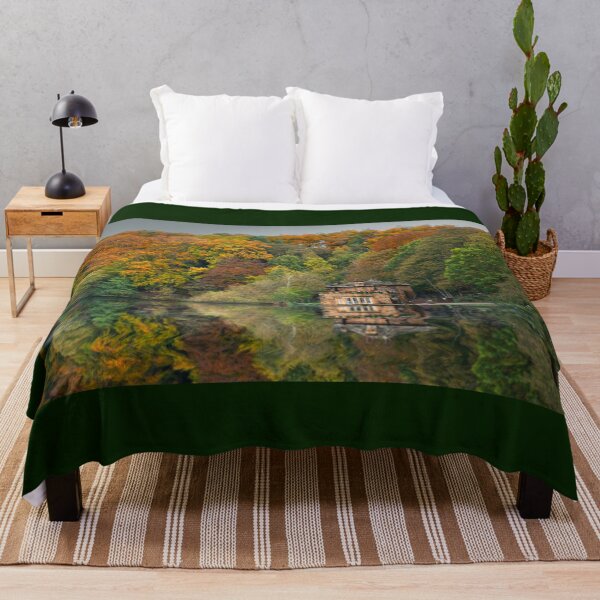 Item preview, Newmillerdam Boathouse and Autumn Trees designed and sold by Alisonchambers2.