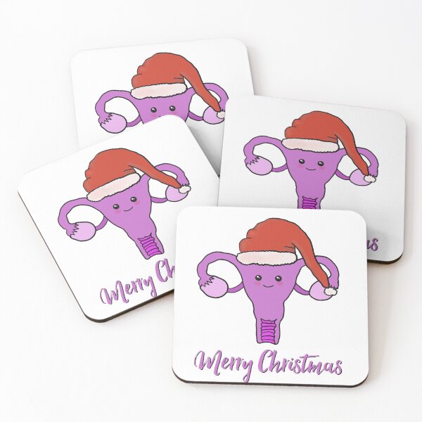 Item preview, Merry Christmas! Cute uterus designed and sold by Tamm-art.