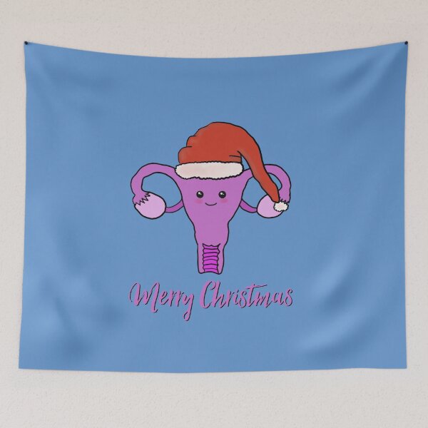 Item preview, Merry Christmas! Cute uterus designed and sold by Tamm-art.