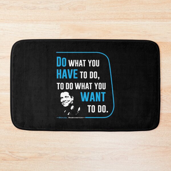Item preview, Do have Want - Denzel ask with blue text designed and sold by CrawfordWilson.
