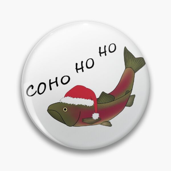 Item preview, Christmas Coho Salmon designed and sold by WestCoastWoods.