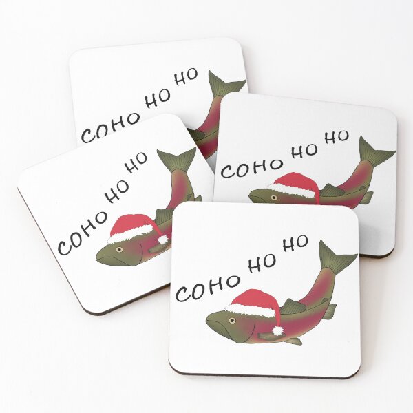Item preview, Christmas Coho Salmon designed and sold by WestCoastWoods.